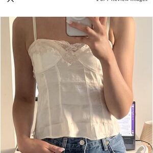 Free people white cami size medium NWT